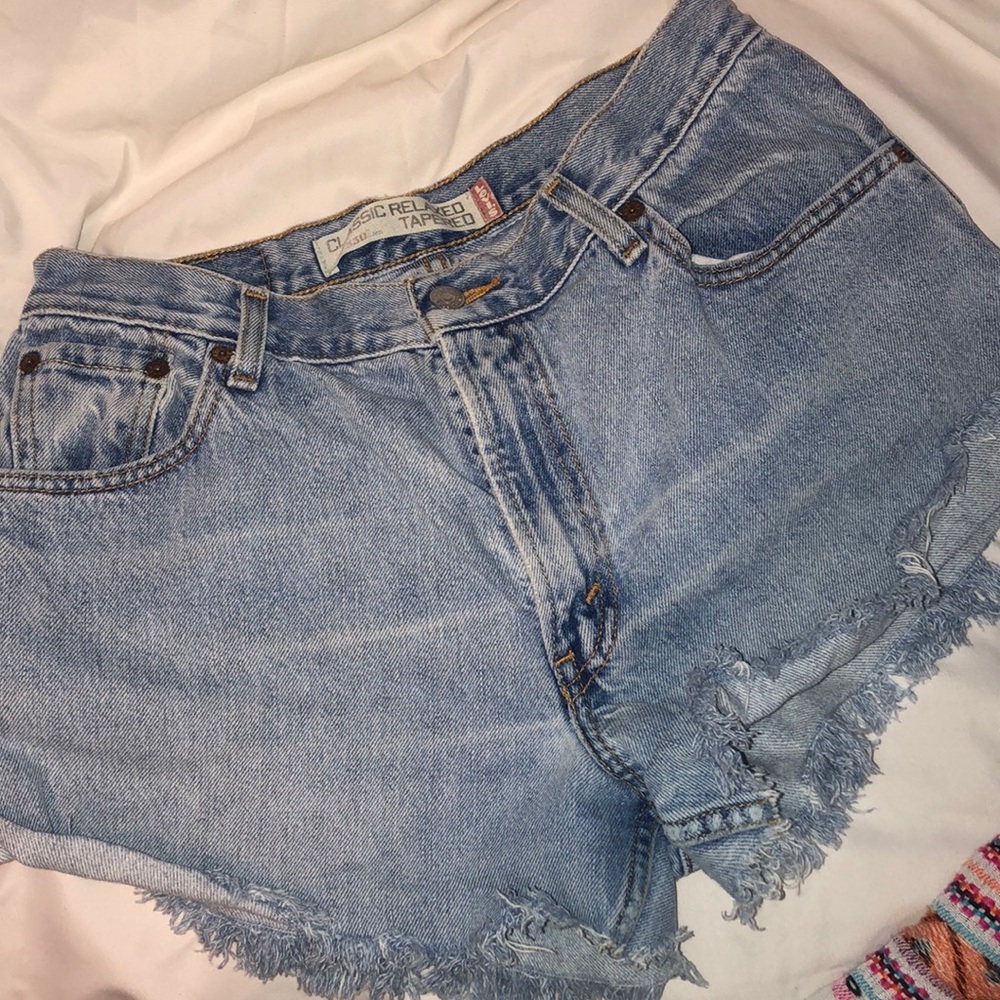 vintage levi cut off shorts